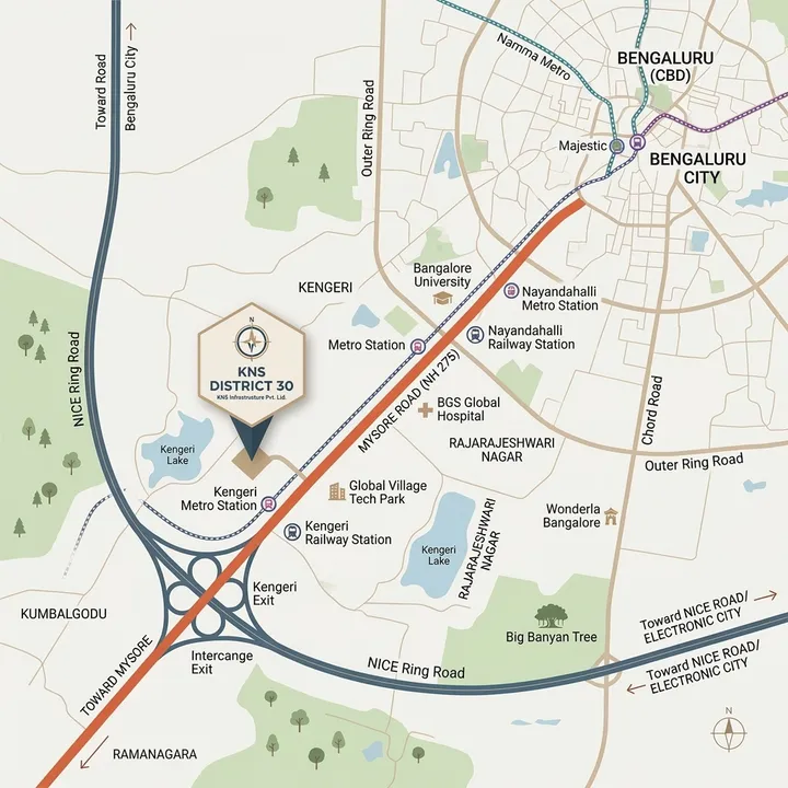 KNS District 30 location map